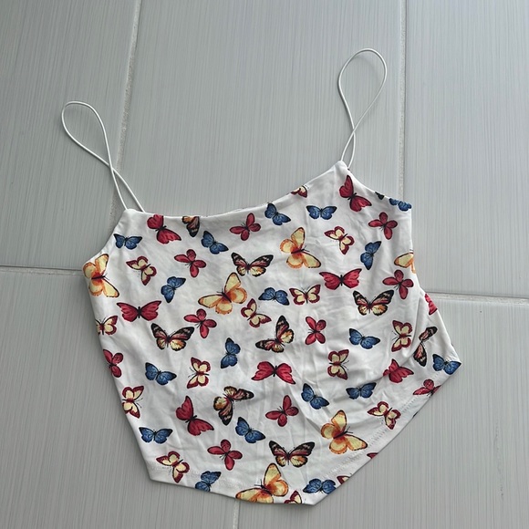 Butterfly crop top - Picture 1 of 2